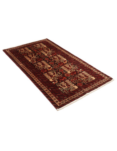 Baluch 102x190 Cm Baluch Persia Hand-carded Wool (warp: