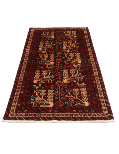 Baluch 102x190 Cm Baluch Persia Lana Cardata A Mano (trama: