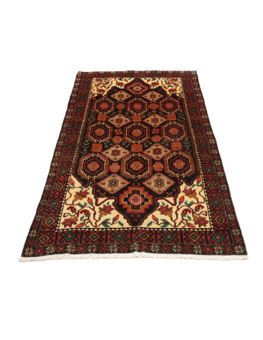 Baluch 104x194 Cm Baluch, Persia, Hand-carded Wool