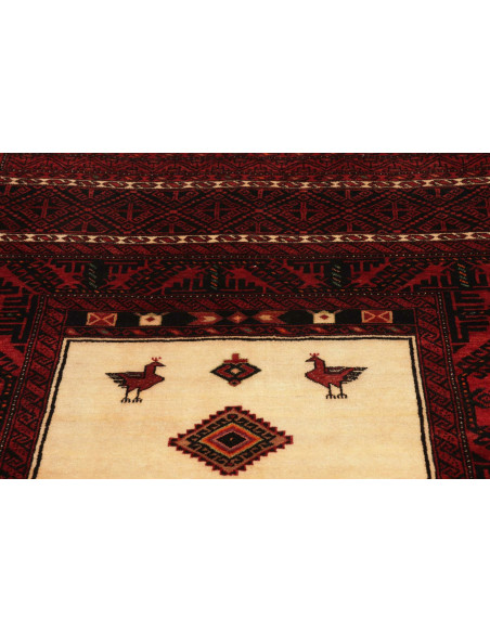 Baluch 110x190 Cm Baluch, Persia, Hand-carded Wool, Cotton