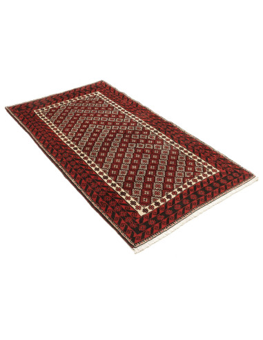 Baluch 98x188 Cm Baluch, Persia, Hand-carded Wool, Cotton,