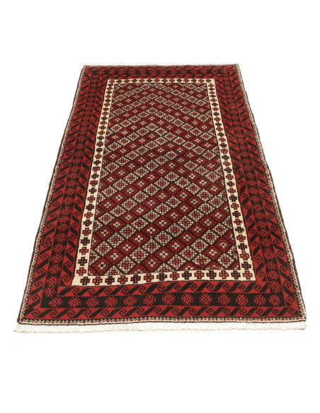 Baluch 98x188 Cm Baluch, Persia, Hand-carded Wool, Cotton,