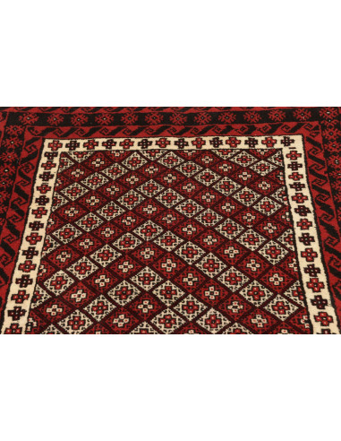 Baluch 98x188 Cm Baluch, Persia, Hand-carded Wool, Cotton,