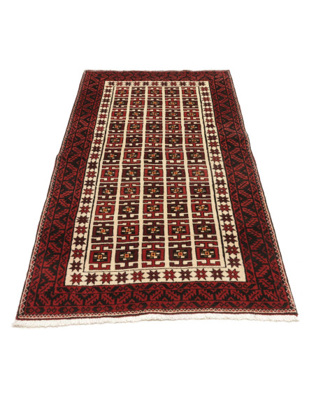 Baluch 97x187 Cm Baluch, Persia, Hand-carded Wool (warp: