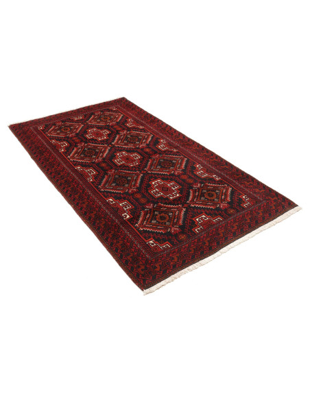 Baluch 110x202 Cm Baluch Persia Hand-carded Wool Cotton