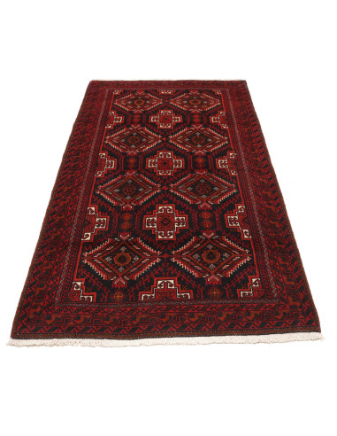 Baluch 110x202 Cm Baluch Persia Hand-carded Wool Cotton