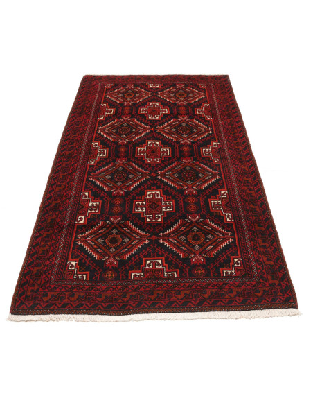 Baluch 110x202 Cm Baluch Persia Hand-carded Wool Cotton