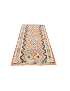 Kilim 101x198 Cm Kilim, Afghanistan, Hand-carded Wool, 2