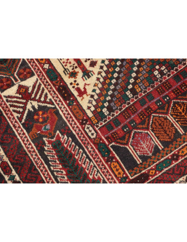 Baluch 108x205 Cm Baluch, Persia, Hand-carded Wool (warp: