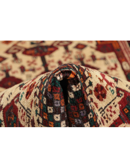 Baluch 108x205 Cm Baluch, Persia, Hand-carded Wool (warp: