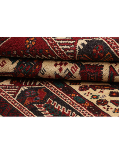 Baluch 108x205 Cm Baluch, Persia, Hand-carded Wool (warp: