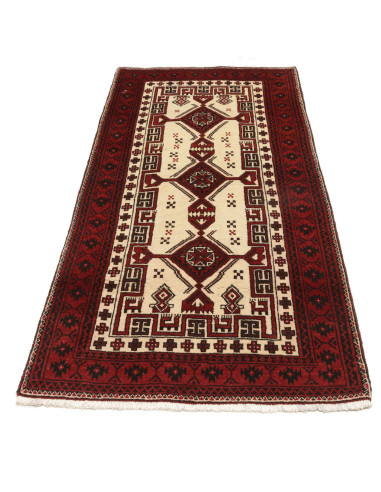 Baluch 95x192 Cm Baluch, Persia, Hand-carded Wool,