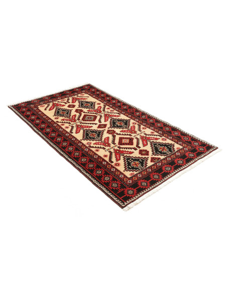 Baluch 110x200 Cm Baluch, Persia, Hand-carded Wool (warp: