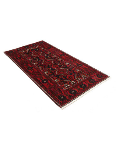Baluch 106x205 Cm Baluch Persia Hand-carded Wool Cotton