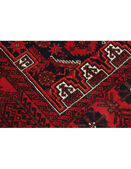 Baluch 106x205 Cm Baluch Persia Hand-carded Wool Cotton
