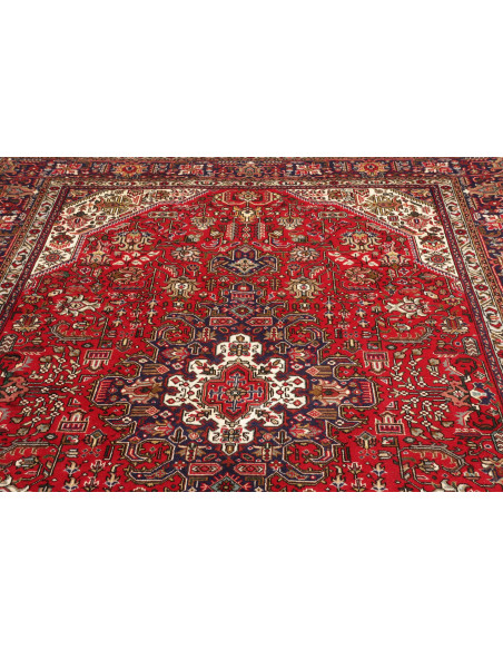 Tabriz 204x304 Cm Tabriz Persia Hand-carded Wool Cotton