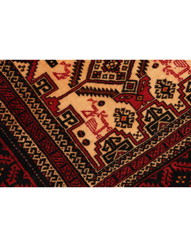 Baluch 100x208 Cm Baluch Persia Hand-carded Wool