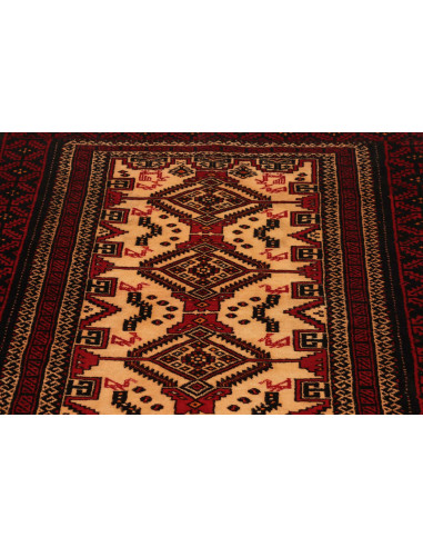 Baluch 100x208 Cm Baluch Persia Hand-carded Wool