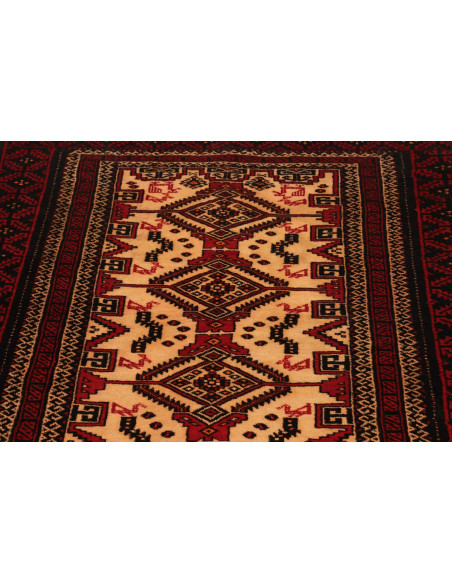 Baluch 100x208 Cm Baluch Persia Hand-carded Wool