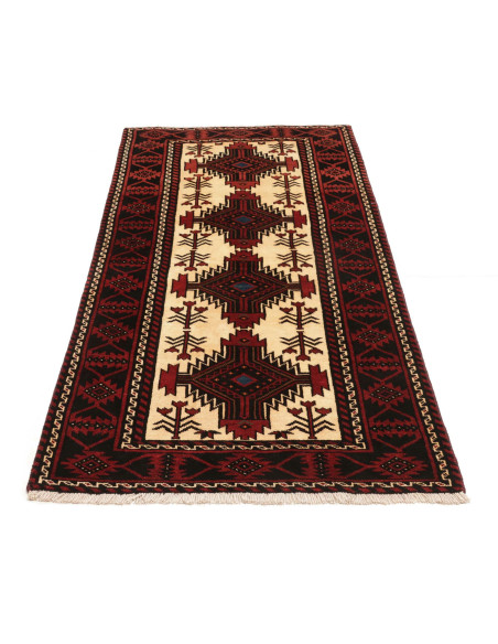 Baluch 96x199 Cm Baluch, Persia, Lana Cardata A Mano