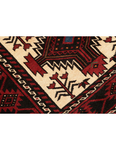 Baluch 96x199 Cm Baluch, Persia, Hand-carded Wool (warp: