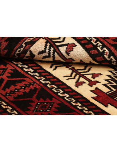 Baluch 96x199 Cm Baluch, Persia, Hand-carded Wool (warp: