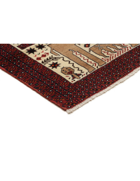 Baluch 92x200 Cm Baluch, Persia, Hand-carded Wool, Cotton,