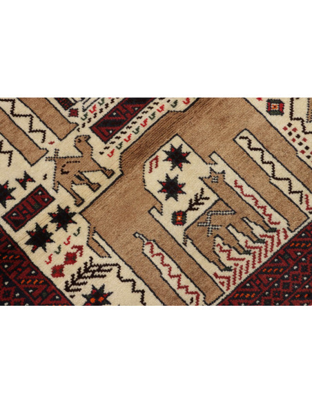 Baluch 92x200 Cm Baluch, Persia, Lana Cardata A Mano,