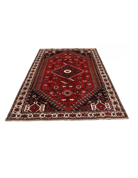 Shiraz 162x252 Cm Shiraz, Persia, Lana Cardata A Mano