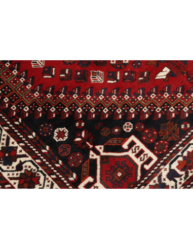 Shiraz 162x252 Cm Shiraz, Persia, Lana Cardata A Mano