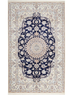Rug Nain 9La Persia white grey 156x253