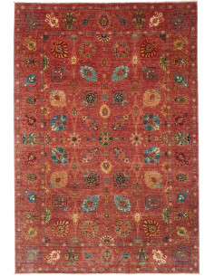 Tappeto Shahi Fine Pakistan 197x292 Rosso Terra