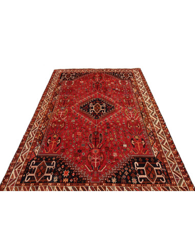 Shiraz 172x280 Cm Shiraz, Persia, Lana Cardata A Mano