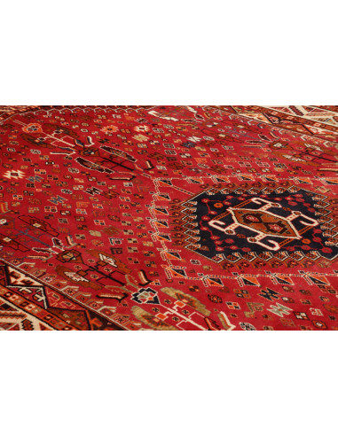Shiraz 172x280 Cm Shiraz, Persia, Lana Cardata A Mano