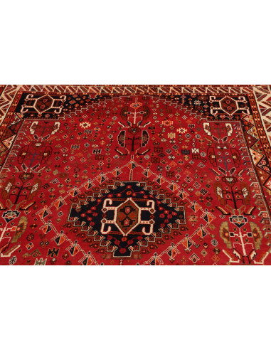 Shiraz 172x280 Cm Shiraz, Persia, Lana Cardata A Mano
