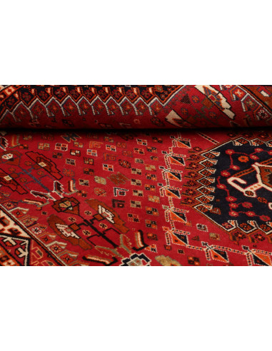 Shiraz 172x280 Cm Shiraz, Persia, Lana Cardata A Mano