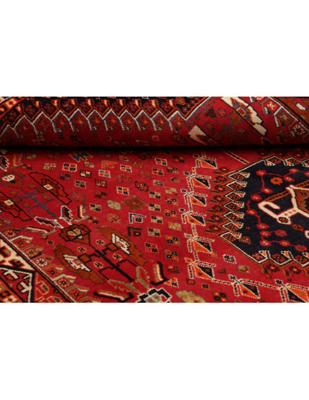 Shiraz 172x280 Cm Shiraz, Persia, Lana Cardata A Mano