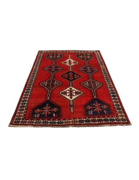 Shiraz 165x252 Cm Shiraz, Persia, Lana Cardata A Mano
