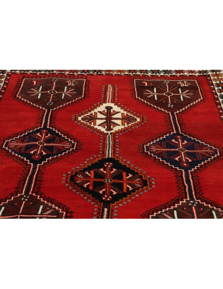 Shiraz 165x252 Cm Shiraz, Persia, Lana Cardata A Mano