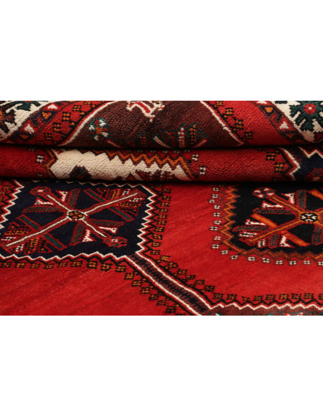 Shiraz 165x252 Cm Shiraz, Persia, Lana Cardata A Mano