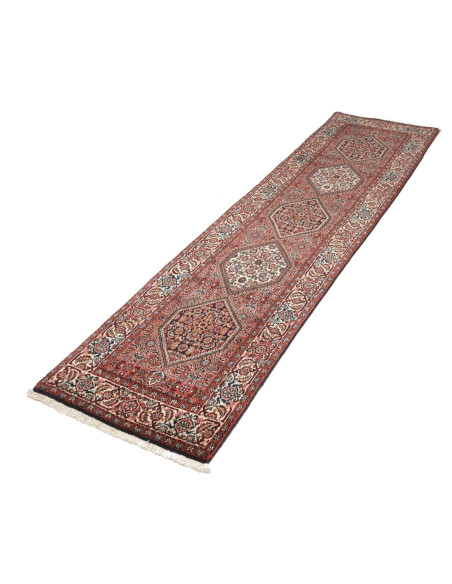 Rug Zandjan Persia brown grey 66x260