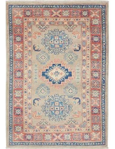 Kazak 82x116 Cm Kazak Afghanistan Hand-carded Wool (warp: