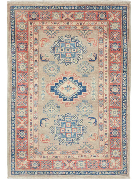 Kazak 82x116 Cm Kazak Afghanistan Hand-carded Wool (warp: