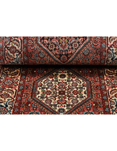 Rug Zandjan Persia brown grey 66x260