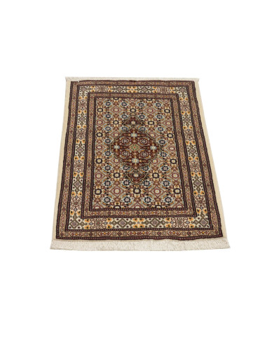 Moud 61x91 Cm Moud Persia Lana Cardata A Mano, Cotone