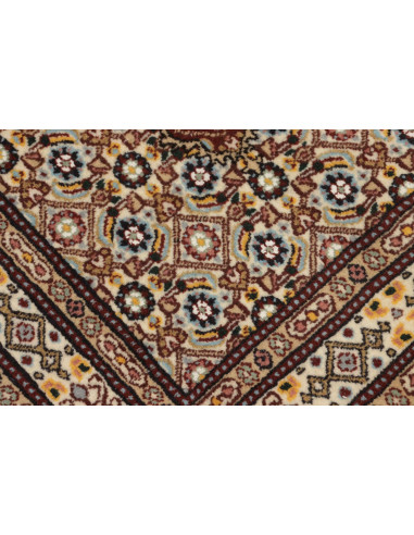 Moud 61x91 Cm Moud Persia Lana Cardata A Mano, Cotone