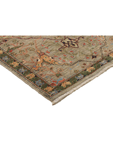 Tappeto Aryana Fine Pakistan 88x410 Verde Salvi