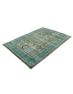 Tappeto Mamlouk Pakistan 150x202 Turchese Verde 2