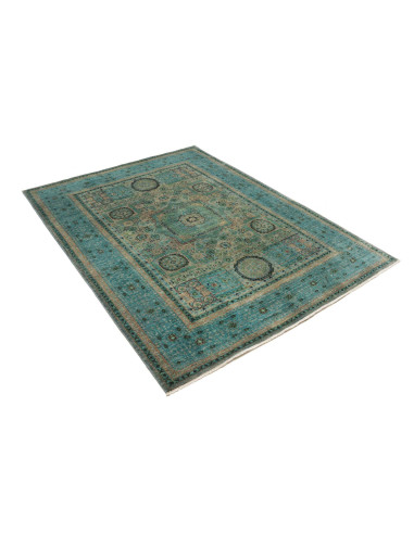 Tappeto Mamlouk Pakistan 150x202 Turchese Verde