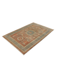 Tappeto Mamlouk Pakistan 127x189 Rosso Terracot 2